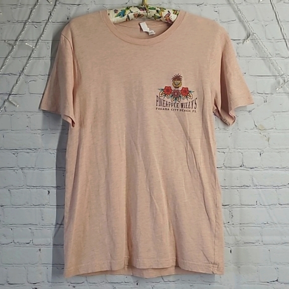 Pineapple Willy's Panama City Beach Florida Traditional Tattoo Print Tee Tshirt - Picture 5 of 15